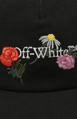 Женская хлопковая бейсболка OFF-WHITE черного цвета, арт. 0WLB014R21FAB001 | Фото 3 (Материал: Текстиль, Хлопок)