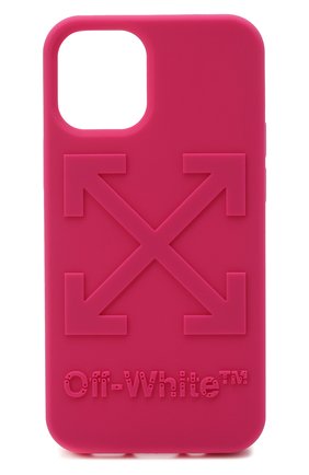 Мужского чехол для iphone 12/12 pro OFF-WHITE фуксия цвета по цене 7515 руб., арт. 0WPA019R21PLA005 | Фото 1 Мужского чехол для iphone 12/12 pro OFF-WHITE фуксия цвета, арт. 0WPA019R21PLA005 | Фото 1