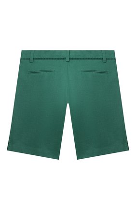 Детские льняные шорты LORO PIANA зеленого цвета по цене 26700 руб., арт. FAL5897 | Фото 2 Детские льняные шорты LORO PIANA зеленого цвета, арт. FAL5897 | Фото 2 (Материал внешний: Лен; Мальчики Кросс-КТ: Шорты-одежда; Ростовка одежда: 10 - 11 лет | 140 - 146см, 12 лет | 152 см, 2 года | 92 см, 4 года | 104 см, 6 лет | 116 см, 8 лет | 128 см)