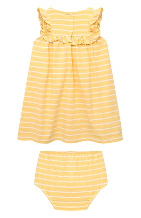Женский комплект из платья и шорт POLO RALPH LAUREN желтого цвета по цене 6495 руб., арт. 310833390 | Фото 2 Женский комплект из платья и шорт POLO RALPH LAUREN желтого цвета, арт. 310833390 | Фото 2