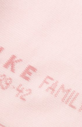 Детские хлопковые носки FALKE розового цвета, арт. 10645 | Фото 2 (Материал: Хлопок, Текстиль; Кросс-КТ: Носки, Школьные аксессуары)