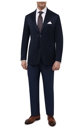Мужской хлопковый пиджак KITON темно-синего цвета по цене 452000 руб., арт. UG81H07609/60-70 | Фото 2 Мужской хлопковый пиджак KITON темно-синего цвета, арт. UG81H07609/60-70 | Фото 2