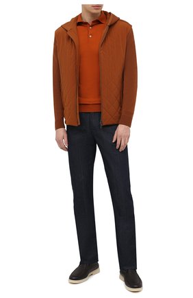 Мужская утепленная куртка LORO PIANA коричневого цвета по цене 308000 руб., арт. FAL5182 | Фото 2 Мужская утепленная куртка LORO PIANA коричневого цвета, арт. FAL5182 | Фото 2 (Материал внешний: Синтетический материал; Длина (верхняя одежда): Короткие; Стили: Кэжуэл; Рукава: Длинные; Кросс-КТ: Ветровка, Куртка; Материал подклада: Синтетический материал)
