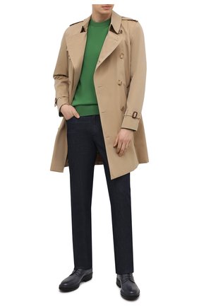 Мужской кашемировый свитер LORO PIANA зеленого цвета по цене 105500 руб., арт. FAL3426 | Фото 2 Мужской кашемировый свитер LORO PIANA зеленого цвета, арт. FAL3426 | Фото 2 (Принт: Без принта; Материал внешний: Шерсть, Кашемир; Длина (для топов): Стандартные; Рукава: Длинные; Мужское Кросс-КТ: Свитер-одежда; Стили: Кэжуэл; Региональные ограничения белый список (Axapta Mercury): RU)