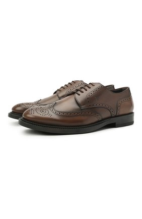 Мужские кожаные дерби TOD’S коричневого цвета по цене 38050 руб., арт. XXM62C00C10D9C | Фото 1 Мужские кожаные дерби TOD’S коричневого цвета, арт. XXM62C00C10D9C | Фото 1