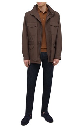 Мужские замшевые пенни-лоферы TOD’S темно-синего цвета по цене 42700 руб., арт. XXM02E0EC600A6 | Фото 2 Мужские замшевые пенни-лоферы TOD’S темно-синего цвета, арт. XXM02E0EC600A6 | Фото 2