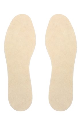 Женские стельки thermo COLLONIL бежевого цвета, арт. 9102 360 | Фото 1 (Материал внешний: Шерсть, Текстиль)