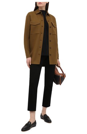 Женские кожаные лоферы TOD’S черного цвета по цене 46800 руб., арт. XXW79A0CX60G0C | Фото 2 Женские кожаные лоферы TOD’S черного цвета, арт. XXW79A0CX60G0C | Фото 2