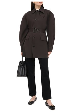 Женские кожаные балетки TOD’S черного цвета по цене 39300 руб., арт. XXW06D0DZ61BSS | Фото 2 Женские кожаные балетки TOD’S черного цвета, арт. XXW06D0DZ61BSS | Фото 2