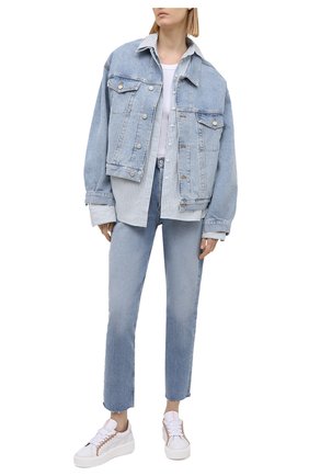 Женские кожаные кеды sevy SEE BY CHLOÉ белого цвета по цене 28500 руб., арт. SB36001A/13001 | Фото 2 Женские кожаные кеды sevy SEE BY CHLOÉ белого цвета, арт. SB36001A/13001 | Фото 2