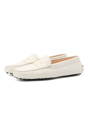 Женские кожаные мокасины TOD’S белого цвета по цене 34450 руб., арт. XXW00G000105J1 | Фото 1 Женские кожаные мокасины TOD’S белого цвета, арт. XXW00G000105J1 | Фото 1