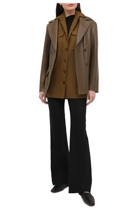 Женская куртка из шерсти и кашемира BALLY хаки цвета по цене 93000 руб., арт. L2BA488F-4311/551 | Фото 2 Женская куртка из шерсти и кашемира BALLY хаки цвета, арт. L2BA488F-4311/551 | Фото 2
