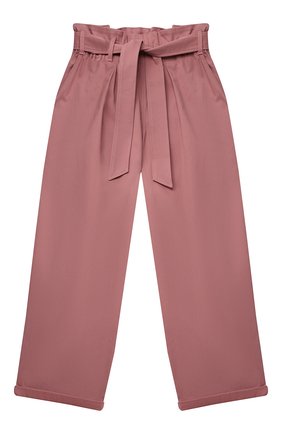 Детские хлопковые брюки BRUNELLO CUCINELLI розового цвета по цене 44350 руб., арт. BA169P026C | Фото 1 Детские хлопковые брюки BRUNELLO CUCINELLI розового цвета, арт. BA169P026C | Фото 1