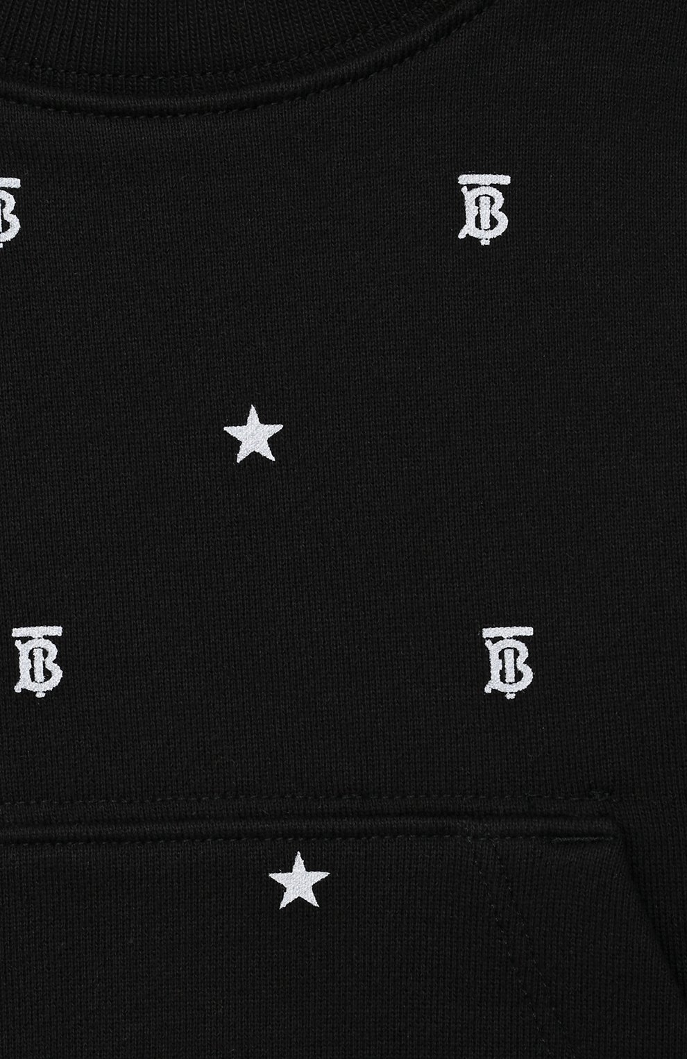 Детский хлопковый свитшот BURBERRY черного цвета по цене 13500 руб., арт. 8037012 | Фото 3 Детский хлопковый свитшот BURBERRY черного цвета, арт. 8037012 | Фото 3