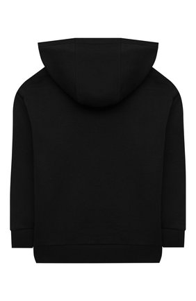 Детский хлопковое худи VERSACE черного цвета по цене 22950 руб., арт. 1000352/1A00015/4A-6A | Фото 2 Детский хлопковое худи VERSACE черного цвета, арт. 1000352/1A00015/4A-6A | Фото 2