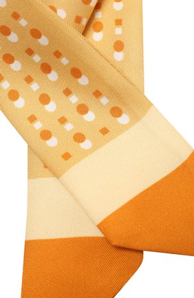 Женский шелковый шарф-бандо LORO PIANA желтого цвета, арт. FAL5500 | Фото 2 (Материал: Текстиль, Шелк; Региональные ограничения белый список (Axapta Mercury): RU)