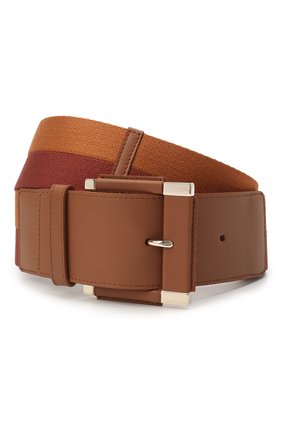 Женский текстильный пояс LORO PIANA коричневого цвета по цене 39950 руб., арт. FAL6513 | Фото 1 Женский текстильный пояс LORO PIANA коричневого цвета, арт. FAL6513 | Фото 1 (Материал: Текстиль)