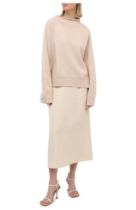 Женские кожаные босоножки PROENZA SCHOULER белого цвета по цене 52800 руб., арт. PS36021A/13015 | Фото 2 Женские кожаные босоножки PROENZA SCHOULER белого цвета, арт. PS36021A/13015 | Фото 2