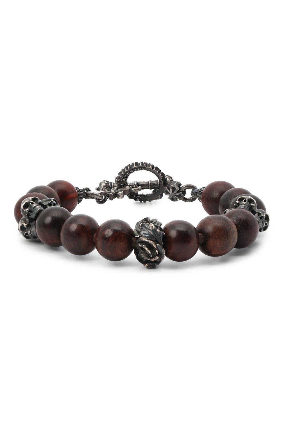 Женский браслет ангелы и демоны GL JEWELRY коричневого цвета, арт. PB529 | Фото 1 (Материал: Серебро)