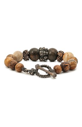 Женский браслет ангелы и демоны GL JEWELRY коричневого цвета по цене 24200 руб., арт. PB587 | Фото 2 Женский браслет ангелы и демоны GL JEWELRY коричневого цвета, арт. PB587 | Фото 2