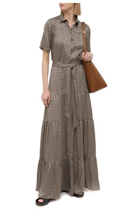 Женское шелковое платье KITON разноцветного цвета по цене 269500 руб., арт. D51348K09T56 | Фото 2 Женское шелковое платье KITON разноцветного цвета, арт. D51348K09T56 | Фото 2