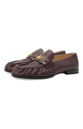 Женские кожаные лоферы TOD’S бордового цвета по цене 45500 руб., арт. XXW02E0EE40MID | Фото 1 Женские кожаные лоферы TOD’S бордового цвета, арт. XXW02E0EE40MID | Фото 1
