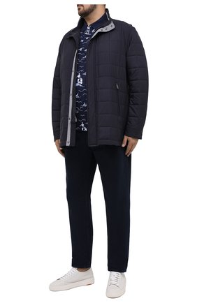 Мужское хлопковое поло POLO RALPH LAUREN синего цвета по цене 13350 руб., арт. 711837348/PRL BS | Фото 2 Мужское хлопковое поло POLO RALPH LAUREN синего цвета, арт. 711837348/PRL BS | Фото 2