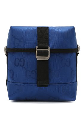 Мужская текстильная сумка off the grid GUCCI синего цвета, арт. 643858/H9HKN | Фото 1 (Материал: Текстиль; Ремень/цепочка: На ремешке; Размер: mini; Региональные ограничения белый список (Axapta Mercury): RU)