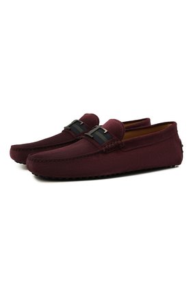 Мужские замшевые мокасины TOD’S бордового цвета по цене 57950 руб., арт. XXM0GW0CT50RE0 | Фото 1 Мужские замшевые мокасины TOD’S бордового цвета, арт. XXM0GW0CT50RE0 | Фото 1 (Материал внутренний: Натуральная кожа; Стили: Кэжуэл; Материал внешний: Замша, Кожа; Длина стельки: 25,7)
