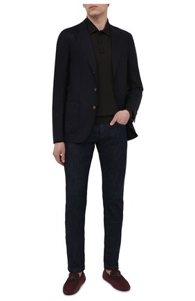 Мужские замшевые мокасины TOD’S бордового цвета по цене 57950 руб., арт. XXM0GW0CT50RE0 | Фото 2 Мужские замшевые мокасины TOD’S бордового цвета, арт. XXM0GW0CT50RE0 | Фото 2 (Материал внутренний: Натуральная кожа; Стили: Кэжуэл; Материал внешний: Замша, Кожа; Длина стельки: 25,7)