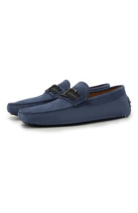 Мужские замшевые мокасины TOD’S синего цвета по цене 45600 руб., арт. XXM0GW0CT50RE0 | Фото 1 Мужские замшевые мокасины TOD’S синего цвета, арт. XXM0GW0CT50RE0 | Фото 1