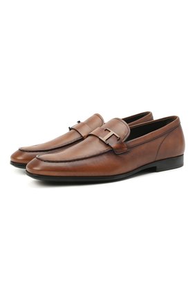 Мужские кожаные лоферы TOD’S светло-коричневого цвета по цене 47500 руб., арт. XXM51B0EB00D9C | Фото 1 Мужские кожаные лоферы TOD’S светло-коричневого цвета, арт. XXM51B0EB00D9C | Фото 1