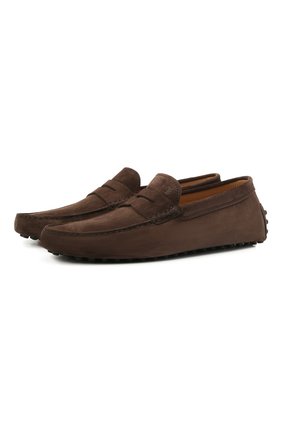 Мужские замшевые мокасины TOD’S темно-коричневого цвета по цене 37450 руб., арт. XXM64C00640RE0 | Фото 1 Мужские замшевые мокасины TOD’S темно-коричневого цвета, арт. XXM64C00640RE0 | Фото 1