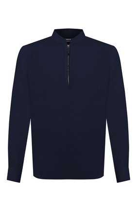 Мужская льняная рубашка GIORGIO ARMANI темно-синего цвета по цене 41950 руб., арт. 1SGCCZ50/TZ256 | Фото 1 Мужская льняная рубашка GIORGIO ARMANI темно-синего цвета, арт. 1SGCCZ50/TZ256 | Фото 1