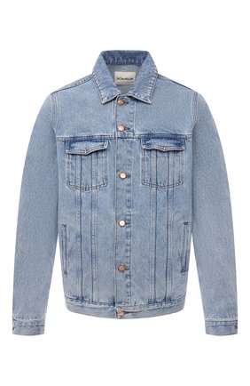 Мужская джинсовая куртка DON THE FULLER синего цвета по цене 38500 руб., арт. DHS1/LI0NE/DTF/CLBSS778 | Фото 1 Мужская джинсовая куртка DON THE FULLER синего цвета, арт. DHS1/LI0NE/DTF/CLBSS778 | Фото 1