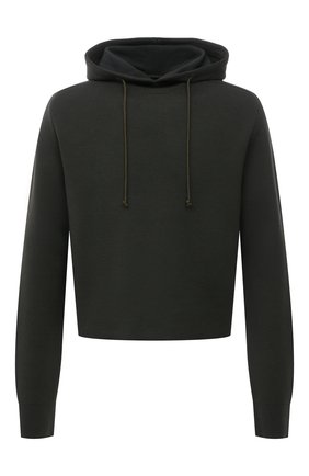 Мужской худи из шерсти и вискозы BOTTEGA VENETA хаки цвета по цене 113000 руб., арт. 647529/VKN30 | Фото 1 Мужской худи из шерсти и вискозы BOTTEGA VENETA хаки цвета, арт. 647529/VKN30 | Фото 1