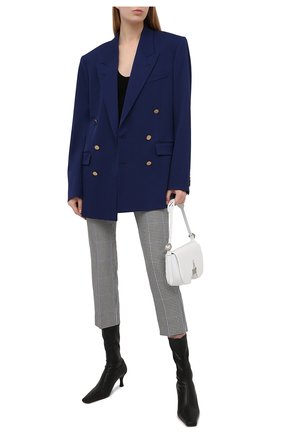 Женские брюки ALEXANDER MCQUEEN серого цвета по цене 83150 руб., арт. 640016/QEACH | Фото 2 Женские брюки ALEXANDER MCQUEEN серого цвета, арт. 640016/QEACH | Фото 2