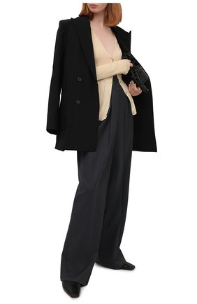 Женский кардиган из кашемира и шелка LANVIN бежевого цвета по цене 94950 руб., арт. RW-JA710M-MA02-P21 | Фото 2 Женский кардиган из кашемира и шелка LANVIN бежевого цвета, арт. RW-JA710M-MA02-P21 | Фото 2