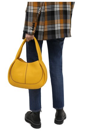 Женская сумка aou TOD’S желтого цвета по цене 115000 руб., арт. XBWA0US0200UCA | Фото 2 Женская сумка aou TOD’S желтого цвета, арт. XBWA0US0200UCA | Фото 2