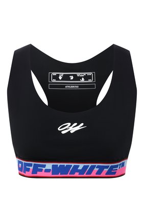 Женский топ OFF-WHITE черного цвета по цене 22100 руб., арт. 0WV0015R21JER001 | Фото 1 Женский топ OFF-WHITE черного цвета, арт. 0WV0015R21JER001 | Фото 1