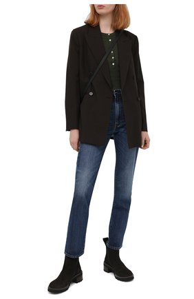 Женские замшевые ботинки mallory SEE BY CHLOÉ темно-серого цвета по цене 36800 руб., арт. SB33082A/13194 | Фото 2 Женские замшевые ботинки mallory SEE BY CHLOÉ темно-серого цвета, арт. SB33082A/13194 | Фото 2