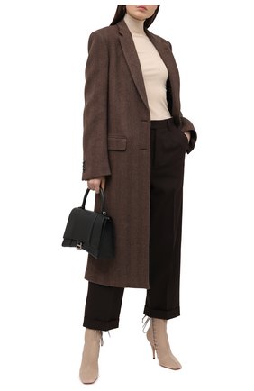 Женские кожаные ботильоны SANTONI бежевого цвета по цене 73250 руб., арт. WTNQ59368HA2TSCKE32 | Фото 2 Женские кожаные ботильоны SANTONI бежевого цвета, арт. WTNQ59368HA2TSCKE32 | Фото 2