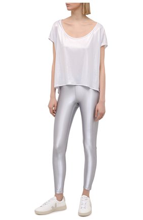 Женские леггинсы HEROINE SPORT серого цвета по цене 10500 руб., арт. HS-4-108/FALL 2020 | Фото 2 Женские леггинсы HEROINE SPORT серого цвета, арт. HS-4-108/FALL 2020 | Фото 2
