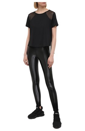 Женские леггинсы HEROINE SPORT черного цвета по цене 10500 руб., арт. HS-4-108/FALL 2020 | Фото 2 Женские леггинсы HEROINE SPORT черного цвета, арт. HS-4-108/FALL 2020 | Фото 2