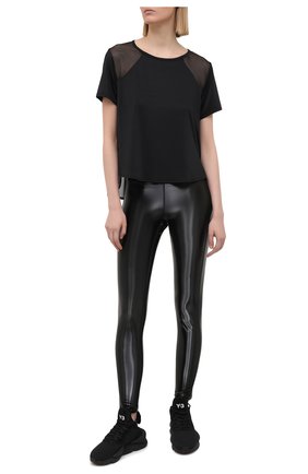 Женская футболка HEROINE SPORT черного цвета по цене 6570 руб., арт. HS-2-104/FALL 2020 | Фото 2 Женская футболка HEROINE SPORT черного цвета, арт. HS-2-104/FALL 2020 | Фото 2