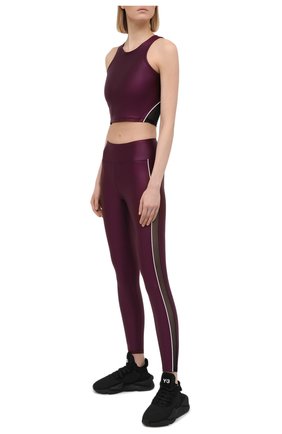 Женский топ HEROINE SPORT бордового цвета по цене 9635 руб., арт. HS-2-038/FALL 2020 | Фото 2 Женский топ HEROINE SPORT бордового цвета, арт. HS-2-038/FALL 2020 | Фото 2