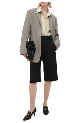 Женские кожаные туфли TOD’S черного цвета по цене 56750 руб., арт. XXW09D0EC80MID | Фото 2 Женские кожаные туфли TOD’S черного цвета, арт. XXW09D0EC80MID | Фото 2