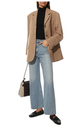 Женские кожаные мокасины heaven TOD’S черного цвета по цене 37450 руб., арт. XXW0FW050305J1 | Фото 2 Женские кожаные мокасины heaven TOD’S черного цвета, арт. XXW0FW050305J1 | Фото 2
