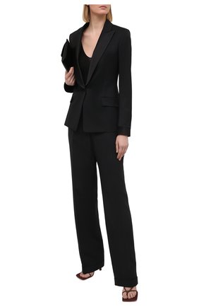 Женский шерстяной жакет TOM FORD черного цвета по цене 261500 руб., арт. GI2814-FAX733 | Фото 2 Женский шерстяной жакет TOM FORD черного цвета, арт. GI2814-FAX733 | Фото 2