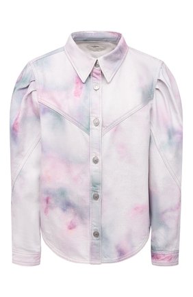 Женская джинсовая куртка ISABEL MARANT ETOILE сиреневого цвета по цене 48700 руб., арт. CH0710-21P022E/LE0NA | Фото 1 Женская джинсовая куртка ISABEL MARANT ETOILE сиреневого цвета, арт. CH0710-21P022E/LE0NA | Фото 1